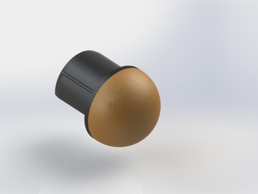 Zakończenie kuliste poręczy