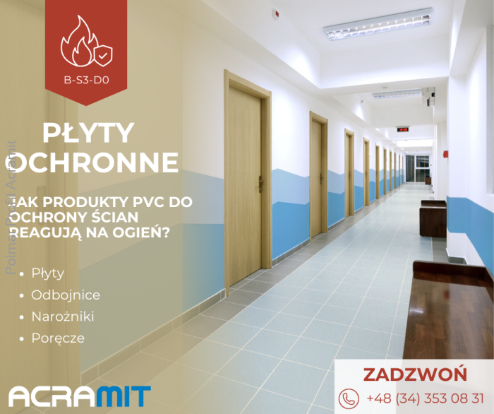 Jak produkty Acramit z PVC reagują na ogień?